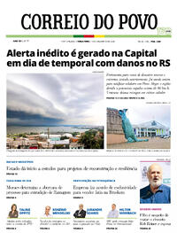 Capa do jornal Correio do Povo 16/12/2025