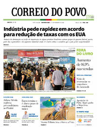 Capa do jornal Correio do Povo 17/11/2025