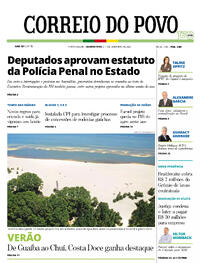 Capa do jornal Correio do Povo 17/12/2025