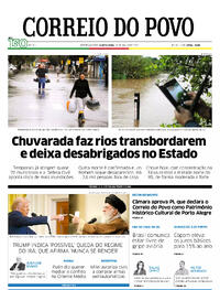 Capa do jornal Correio do Povo 19/06/2025