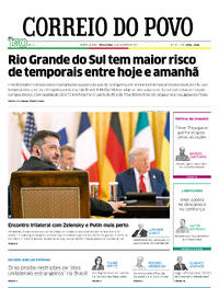Capa do jornal Correio do Povo 19/08/2025