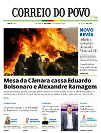 Capa do jornal Correio do Povo 19/12/2025