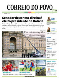 Capa do jornal Correio do Povo 20/10/2025
