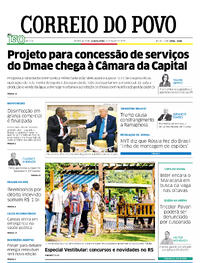 Capa do jornal Correio do Povo 22/05/2025