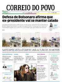 Capa do jornal Correio do Povo 23/07/2025