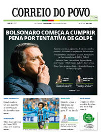Capa do jornal Correio do Povo 26/11/2025