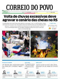 Capa do jornal Correio do Povo 27/06/2025