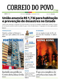 Capa do jornal Correio do Povo 27/11/2025