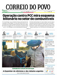 Capa do jornal Correio do Povo 29/08/2025