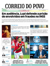 Capa do jornal Correio do Povo 30/04/2025