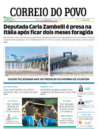 Capa do jornal Correio do Povo 30/07/2025