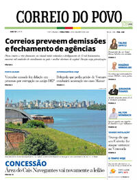 Capa do jornal Correio do Povo 30/12/2025