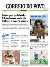 Capa do jornal Correio do Povo 02/02/2026