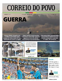 Capa do jornal Correio do Povo 02/03/2026