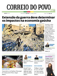 Capa do jornal Correio do Povo 03/03/2026