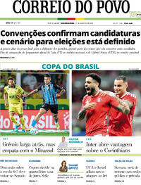 Capa Jornal Correio do Povo