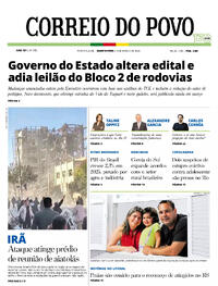 Capa do jornal Correio do Povo 04/03/2026