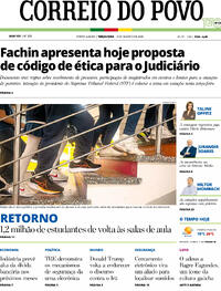 Capa Jornal Correio do Povo