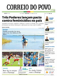 Capa do jornal Correio do Povo 05/02/2026