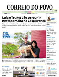Capa do jornal Correio do Povo 05/05/2026