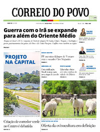 Capa do jornal Correio do Povo 06/03/2026