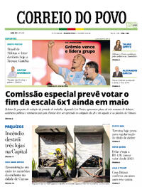 Capa do jornal Correio do Povo 06/05/2026