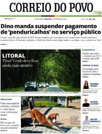 Capa do jornal Correio do Povo 06/02/2026