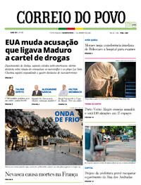 Capa do jornal Correio do Povo 07/01/2026