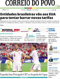 Capa Correio do Povo 07/07/2026