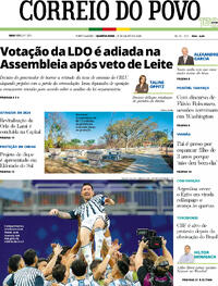 Capa Correio do Povo 08/07/2026