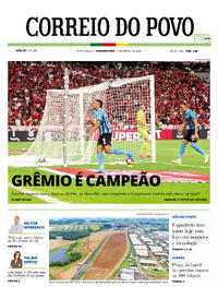 Capa do jornal Correio do Povo 09/03/2026