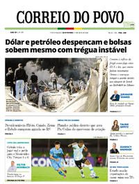 Capa do jornal Correio do Povo 09/04/2026