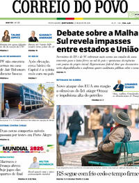 Capa Correio do Povo 09/07/2026