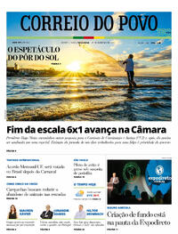 Capa do jornal Correio do Povo 10/02/2026