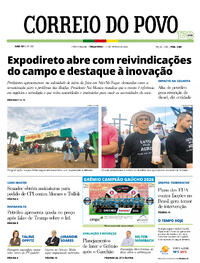 Capa do jornal Correio do Povo 10/03/2026