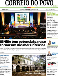 Capa Correio do Povo 10/06/2026
