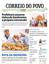 Capa do jornal Correio do Povo 11/02/2026