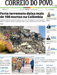 Capa Correio do Povo 11/08/2026