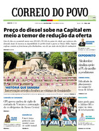Capa do jornal Correio do Povo 12/03/2026