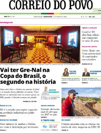 Capa Correio do Povo 12/08/2026