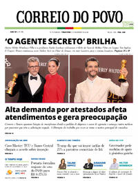 Capa do jornal Correio do Povo 13/01/2026