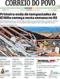 Capa Correio do Povo 13/07/2026