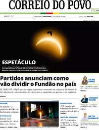 Capa Correio do Povo 13/08/2026
