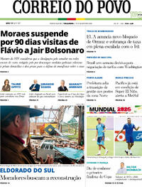 Capa Correio do Povo 14/07/2026