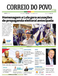 Capa do jornal Correio do Povo 17/02/2026