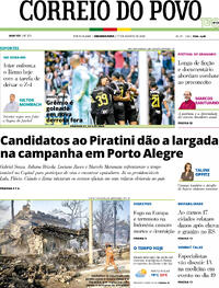 Capa Correio do Povo 17/08/2026