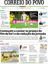 Capa Jornal Correio do Povo