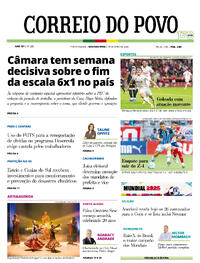 Capa Correio do Povo 18/05/2026