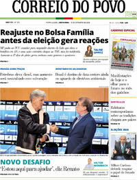 Capa Jornal Correio do Povo