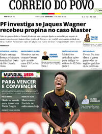 Capa Jornal Correio do Povo